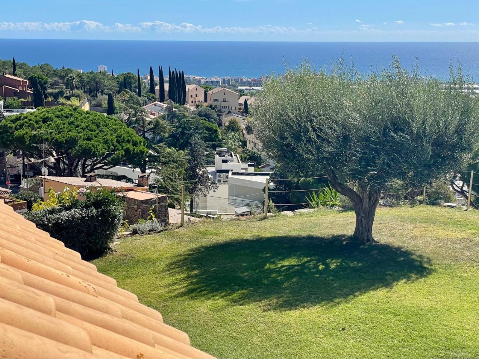 Palm Maresme - Suite With Bathroom And Terrasse With Ocean Views In A Private Villa Vilassar De Dalt Exterior foto